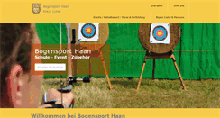 Desktop Screenshot of bogensport-haan.de